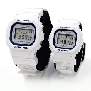 【CASIO】LOV-23A-7 G-SHOCK & BABY-G 限定天使與惡魔 情人對錶/白 42/37mm