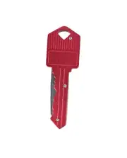 Red Portable Outdoor Survival Camping Safety Accessory Mini Key Shape Knife