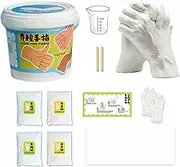Hand Mold Kit - Romantic Couples Hand Mold Casting - Keepsake Plaster Statue Molding Handmade Crafts for Parents, Kids, Mom, Dad