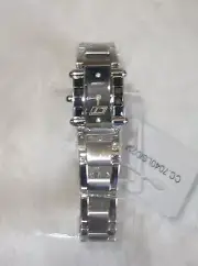 Chronotech Black Dial Stainless Steel Crystal Quartz Watch new