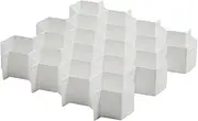 Whitmor Honeycomb Drawer Organizer, White