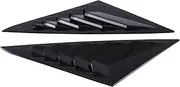 Compatible for Hyundai Sonata 2011 2012 2013 2014 ﻿ ABS Car Rear Side Vent Window Scoop Louver Cover Trim Carbon/Black/Matte ﻿Black(Gloss Black)