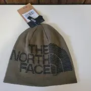 The North Face Reversible Highline Beanie Hat Military Olive One Size NWT