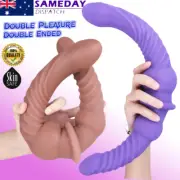 Big Double Penetration Dildo Realistic Strapless Strap On Dong Lesbian Sex Toy