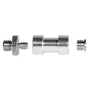 1/4" 3/8" Tripod Screw Mount Convert Adapter Flash Light Stand Camera Spigot