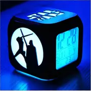 Star Wars Fashion Creative 3d Stereo Small Alarm Clock Mute Led Night Light Electronic Clock Bedside Clock Bedroom Clock-usb Charging