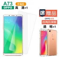 在飛比找momo購物網優惠-OPPO A73 透明高清非滿版9H鋼化膜手機保護貼(OPP