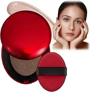 Holarleo Air Cushion CC Cream Foundation Makeup - SPF40 PA++ Super Fit Cushion Foundation - Long-Lasting, Lightweight, Buildable Coverage, Oil-Free, Easy Application - NATURAL BEIGE, All Skin