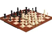 DGT Smart Chess Board without Notation with Black & White Plastic Chess Pieces