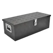 30"X13"X10" Aluminum Trailer Pickup Truck Bed Tool Box Underbody Storage Black