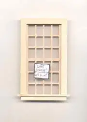 Window - Traditional 12/12 - 2120 wooden dollhouse miniature 1:12 scale USA made