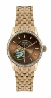 Rotary Rose Gold Ladies Swiss Made Jura Tourbillion New watch Lifetime Warranty