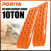 PORIYA Recovery Tracks Boards 10Ton Sand Trucks Mud Snow Grass 4WD Orange 2PCS