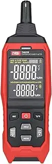 TA622B High Accuracy Digital Handheld Temperature Humidity Meter Digital Dew Point Wet Bulb Temperature Ambient Temperature Hygrometer with Min/Max/Avg, Data Hold, Data Storage, LCD