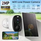 2MP Security Cameras Wireless Outdoor Solar Power Cameras for Home WiFi Battery
