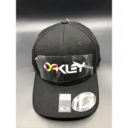 Oakley Florida Metallic Destination FLEXFIT Hat Cap Lids Exclusive Black L/XL