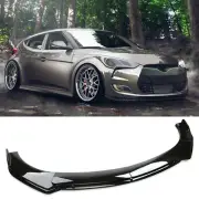 Front Bumper Lip Splitter Spoiler Body Kits Glossy For Hyundai Veloster Genesis (for: Hyundai)
