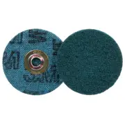 Scotch-Brite Roloc Surface Conditioning Disc, SC-DM, A/O Very Fine,TSM, 3 in