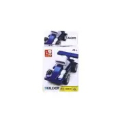 Mini Blue F1 Racing Car Building Blocks Toy – 26 Pieces, ABS Plastic, Creative E