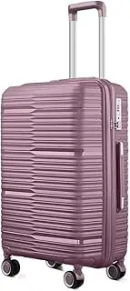 [sdneNest] Carry-on Suitcase Luggage Indestructible Hardshell Expandable Spinner Luggage with Lock 20/24/28in Carry-on Suitcases Carry On Luggages (Purple 28in)