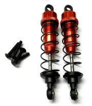 1/10 Scale Off Road Buggy RC Alloy Shock Absorber Damper Springs 2 Red 80mm