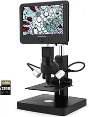 [Andonstar] AD246SP 4000X UHD 2160P HDMI Digital Microscope for Biological Microscope Kit, PCB Soldering Soldering Microscope for Phone Watch Repairing