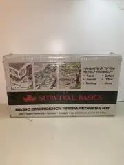 SURVIVAL BASICS BASIC EMERGENCY PREPAREDNESS KIT SB-01 SUSTAINS 1 PERSON GG3