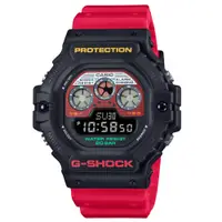 在飛比找PChome24h購物優惠-【CASIO 卡西歐】G-SHOCK 錄音帶繽紛標籤方形時尚