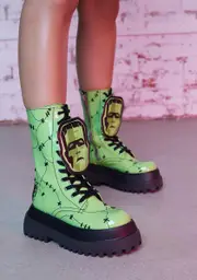 [Dolls Kill x Universal Monsters] It's Alive Combat Boots