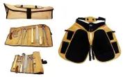 8 Piece Horse Shoe Farrier Hoof Grooming Tool Kit w/ Carry Bag Black 98479