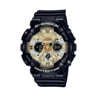 在飛比找momo購物網優惠-【CASIO 卡西歐】G-SHOCK 閃耀時尚 百搭黑金 雙