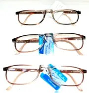 3 pair Reading Glasses Power +1.25 Vintage retro Fashion frames Men Women