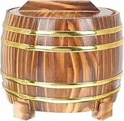Alipis Large Capacity Wooden Rice Bucket Steamed Rice Container for Family Party Restaurant