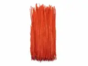 10 Feathers| 18-22" Orange Bleached & Dyed Long Ringneck Pheasant Tail Halloween