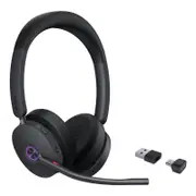 Yealink BH74 Teams USB-C/A Bluetooth Headset, Active Noise Cancellatio, Acoustic Shield, Wireless range 50 m