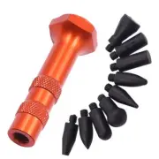 Car Auto Paintless Dent Repair Tool Tap Down Pen Hail Removal Kit w/ 9 Heads SU