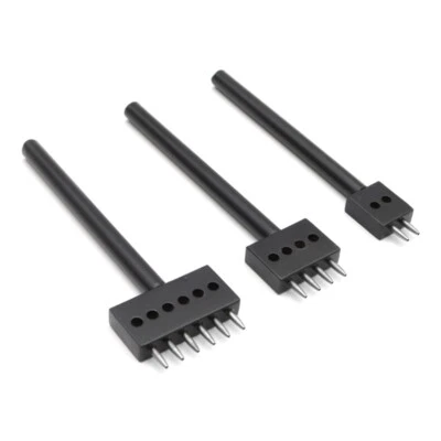 2/4/6 Prong DIY Lacing Stitching Chisel 4mm 5mm Leathercraft Punching Tool