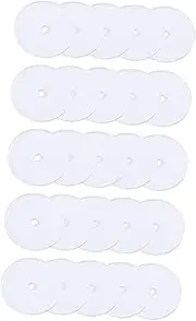 HORIALENCE 100Pcs Earring Backings for DIY Handmade Earrings Plastic Stopper Pads Comfortable Safe for Droopy Transparency Design for Fashion Jewelry