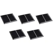 5 Pack 2.5V 120mA 59.8mm x 59.8mm Mini Solar Panel Cell for DIY Electric Project