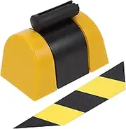 ORFOFE Retractable Barrier Belt Wall Mounted Caution Belt for Crowd Control Warning Tape for Airports Train Stations and Stadiums High Visibility Safety