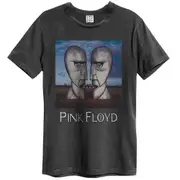Amplified Unisex Adult The Division Bell Pink Floyd T-Shirt L Grey TO4485 Comfortable fabrics of high quality XX-Large