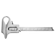 Dental Boley Gauge Caliper Stainless Steel Measuring Dentist Lab Instruments