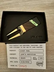 Tyson Lamb Crafted Jades Addiction Golf Divot Tool LE100