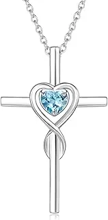 [FANCIME] white-gold-plated-silver NA Aquamarine