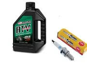 MAXIMA NGK Honda TRX90 TRX 90 Sportrax 1993-2023 Tune up Oil Change KIT CR7HSA