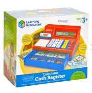 Learning Resources Pretend & Play Calculator Cash Register Ages 3+ Develops New