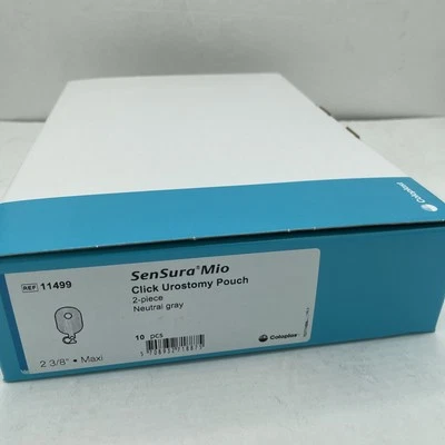 10 COLOPLAST 11499 Mio Click Urostomy 2-3/8" Maxi SenSura Mio Click, Urostomy