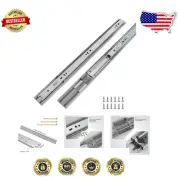 Durable 18 Inch Soft Close Drawer Slides - Full Extension Side Mount Runners