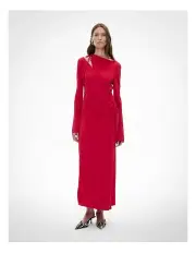 [Witchery] Bias Panel Detail Dress in True Red