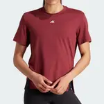 ADIDAS D2T TEE 女款 酒紅色 專業 運動 訓練 彈性 排汗 速乾 休閒 短袖 上衣 IL1365